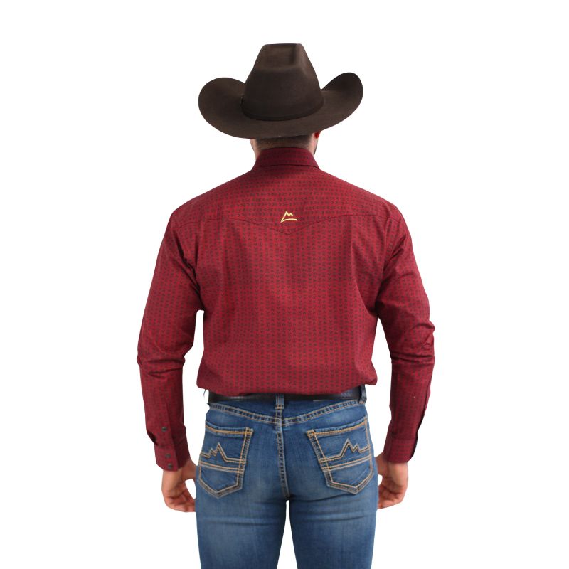 Camisa Vaquera Hombre Icy Denver Estampado Gallo A-CHH177