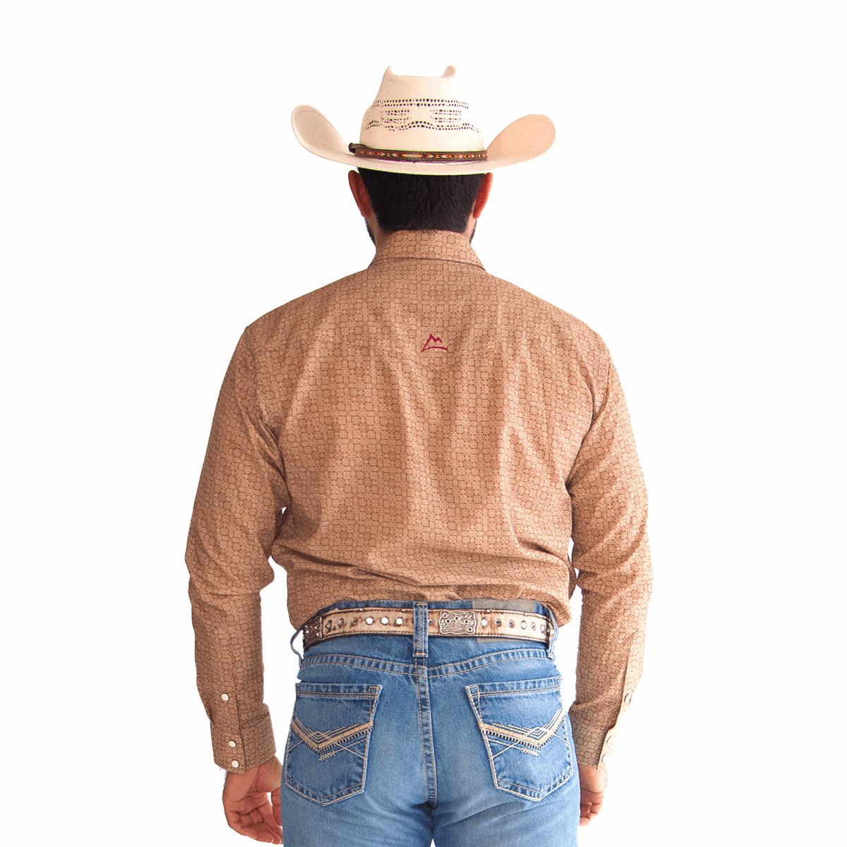 Camisa vaquera Denver Brown Textura