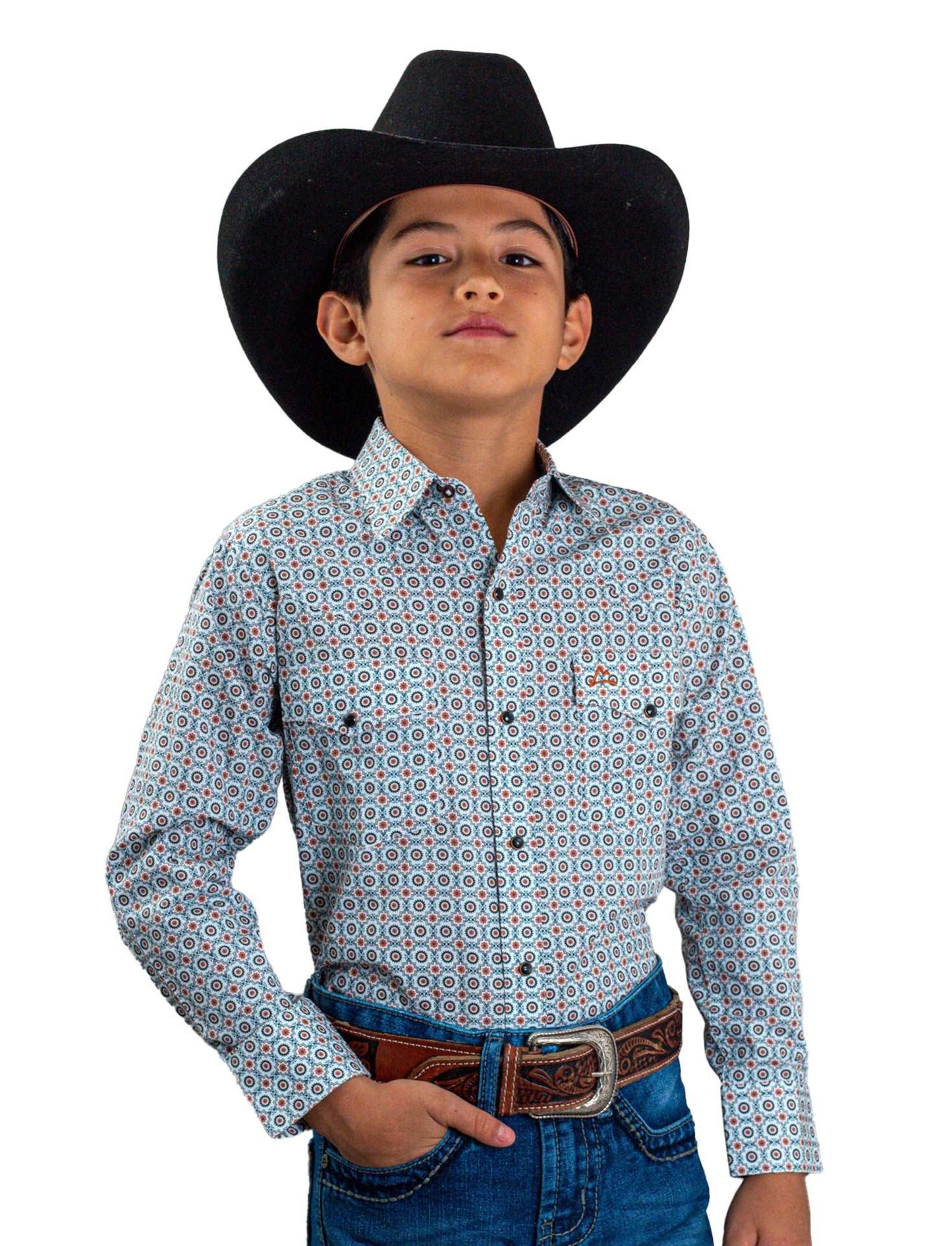 Camisa Kids Mayolica Blanca CKD018