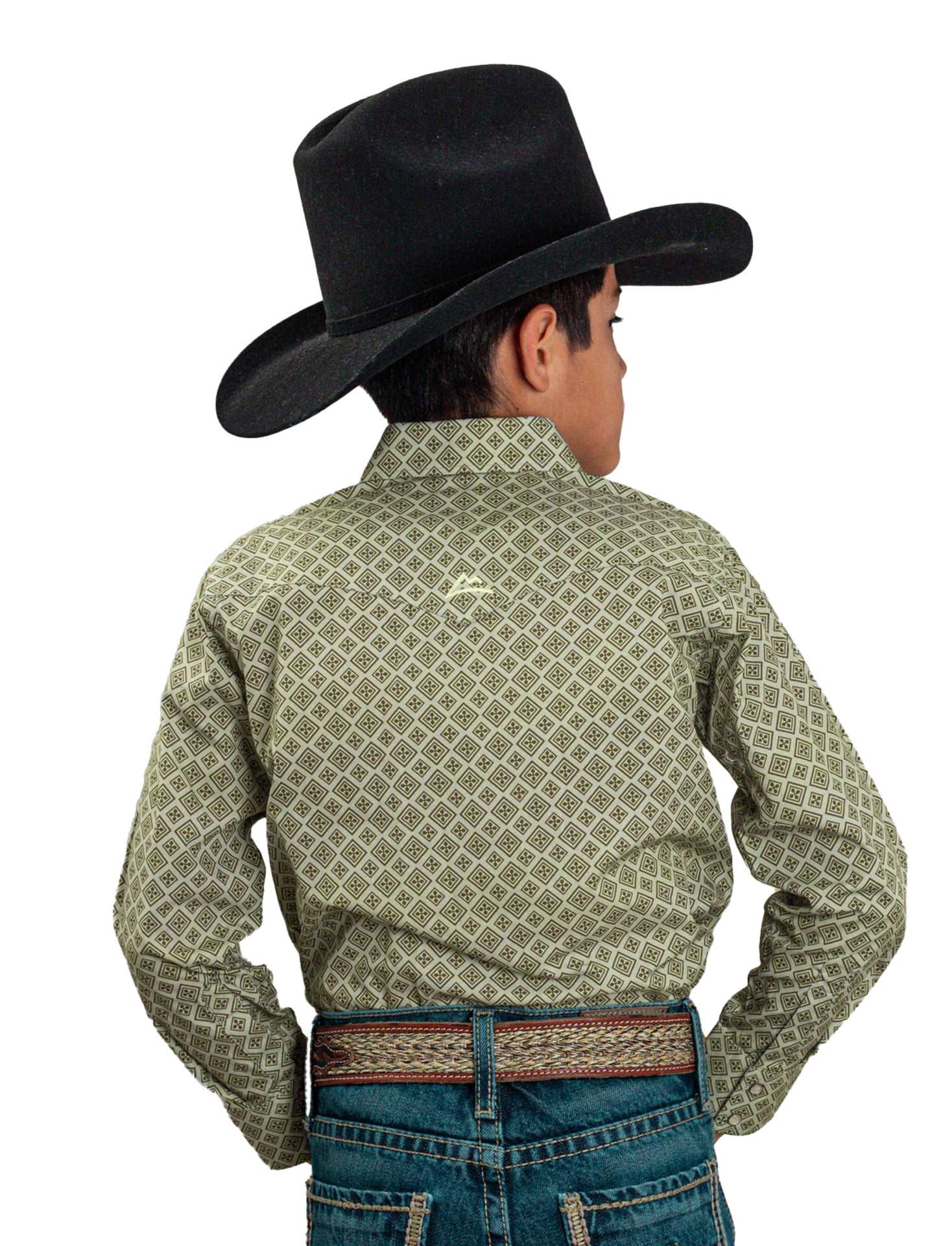 Camisa kids Rombos Verde CKD017