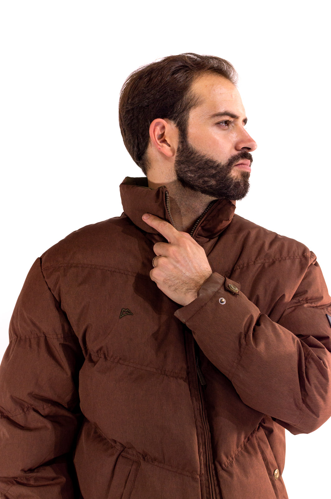 Double View Men's Jacket Red Coffee/Dark Olive JK120517-ME3-8