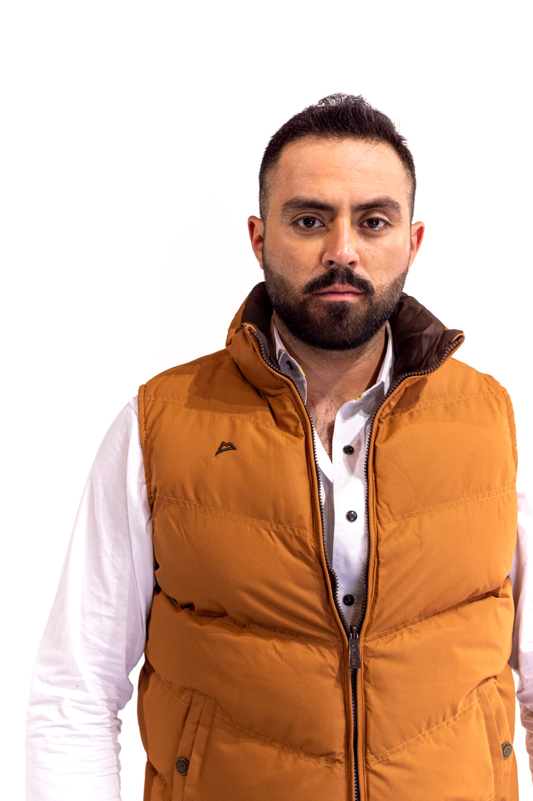 Chaleco Caballero Doble vista Yellow Brown VE120517-DT9-10