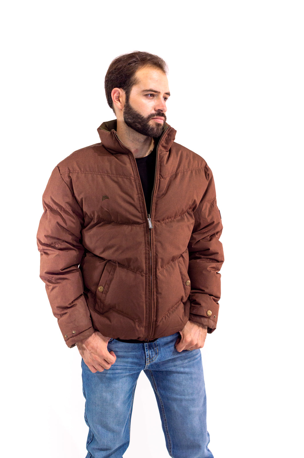 Double View Men's Jacket Red Coffee/Dark Olive JK120517-ME3-8