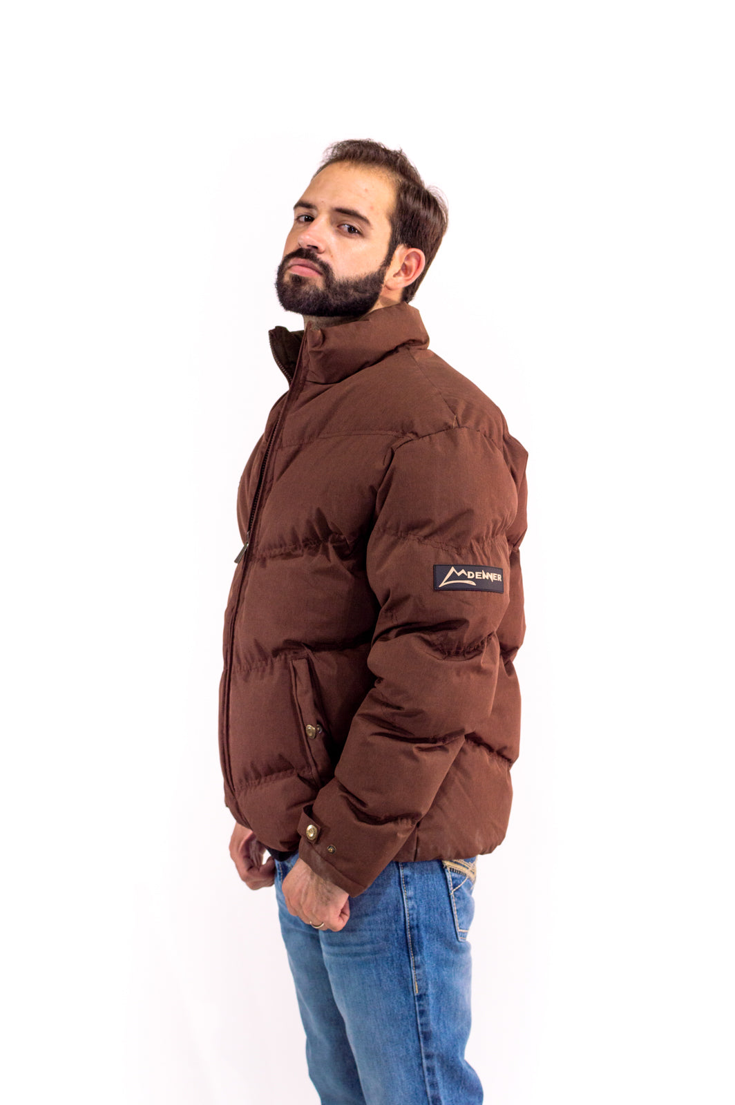 Double View Men's Jacket Red Coffee/Dark Olive JK120517-ME3-8