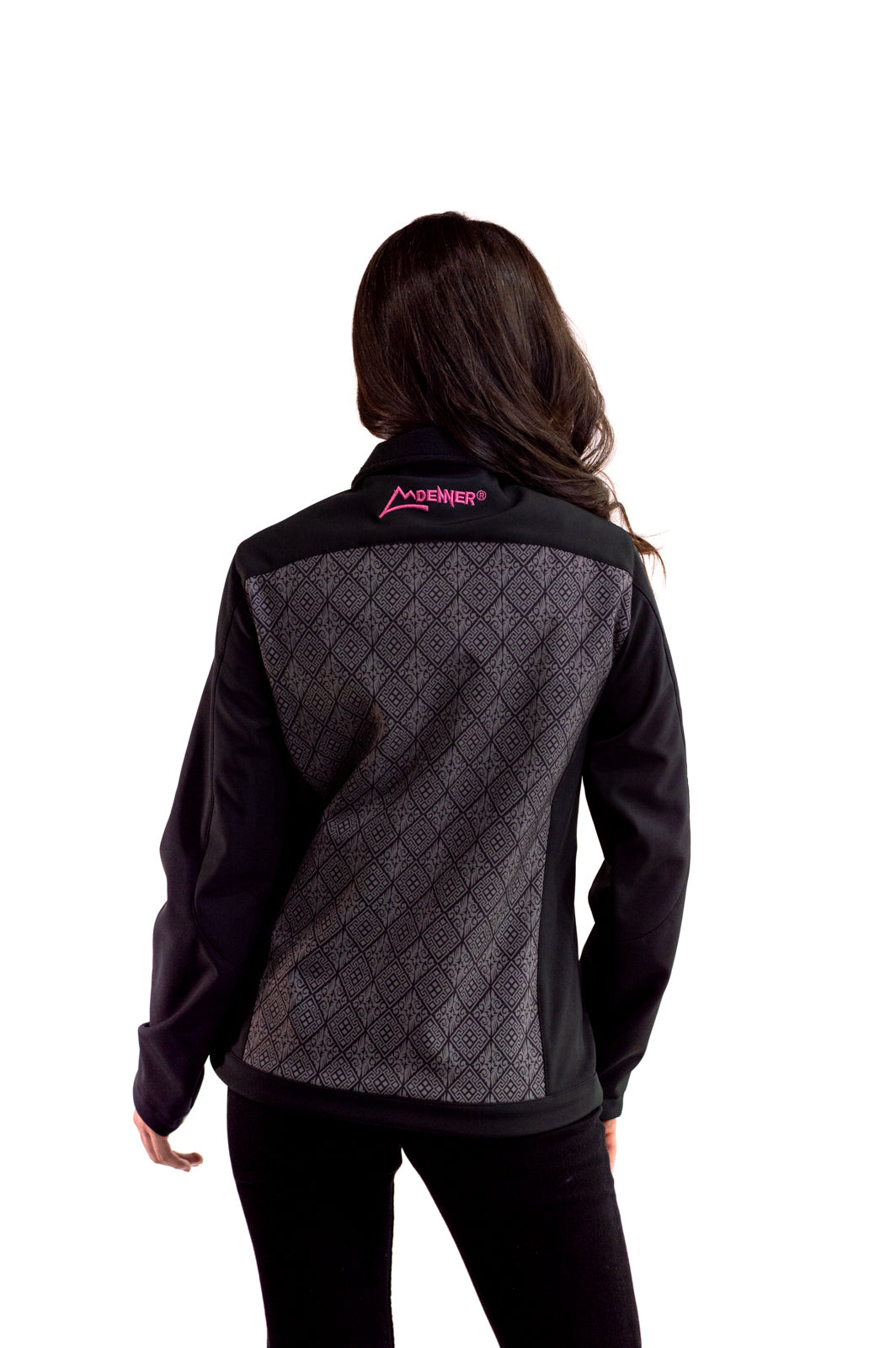 Chamarra mujer spandex étnico black WJK915-EB-1