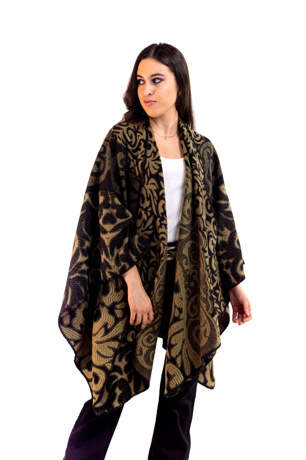Poncho Icy Denver Kakhi