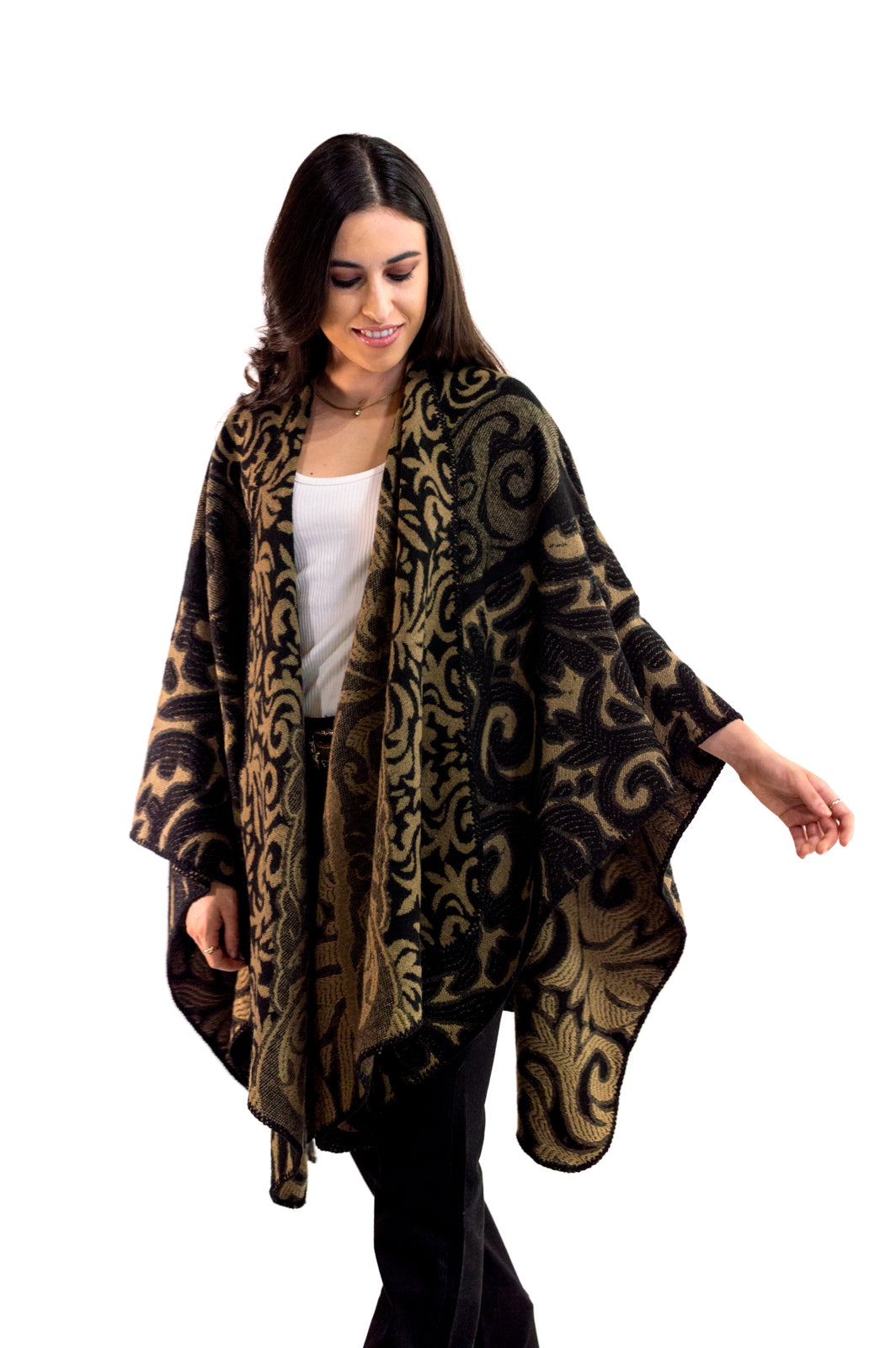 Poncho Icy Denver Kakhi