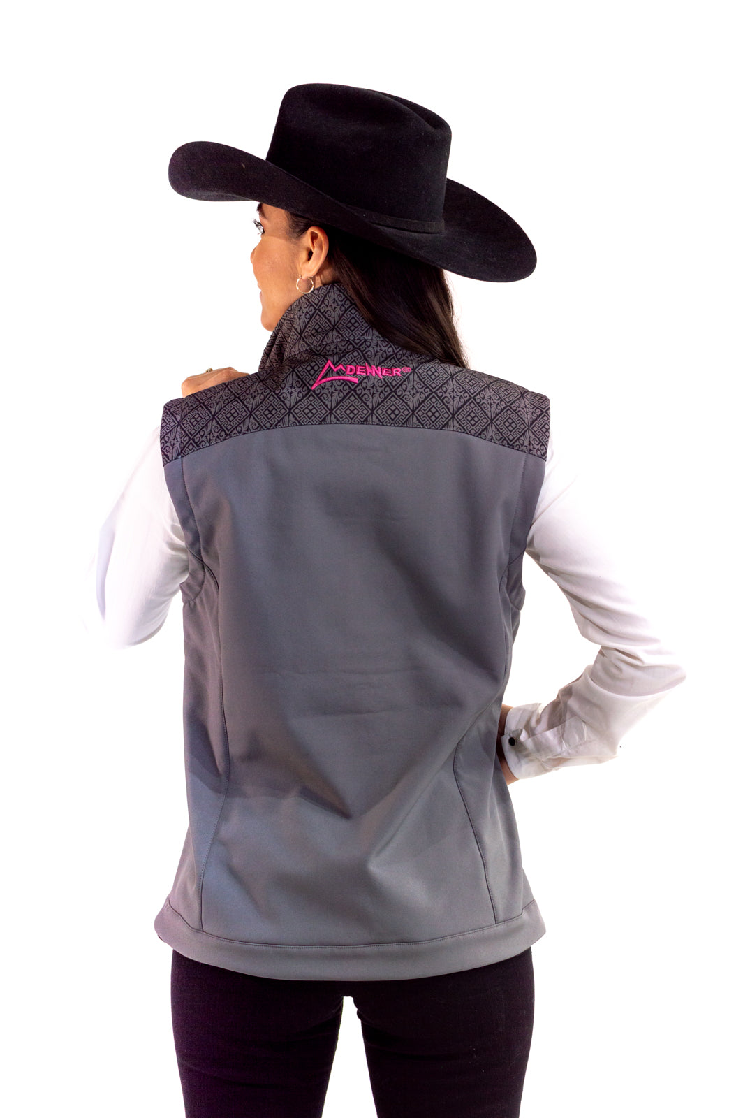 Chaleco mujer spandex étnico black WVE912-EB-22