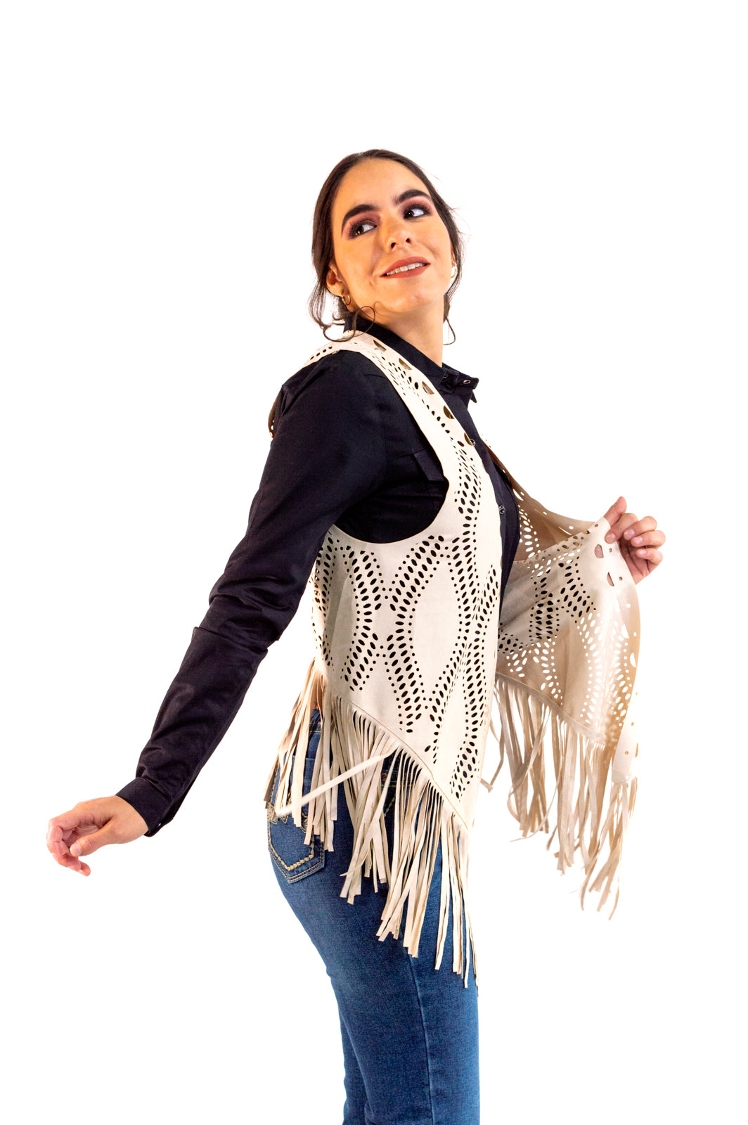 Poncho Icy Denver Beige Con Textura PD041