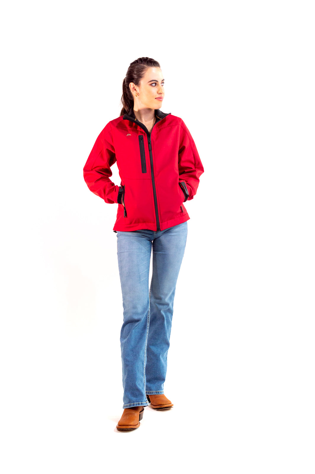 Chamarra mujer spandex ruby grey WJK1995-SP24-7