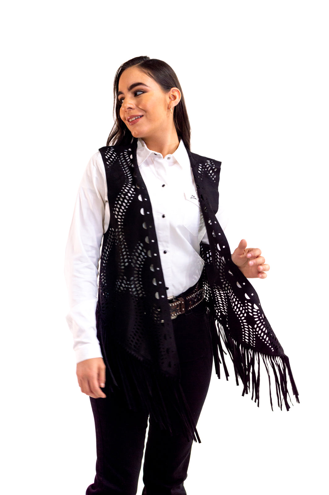 Poncho Vaquero Icy Denver Negro