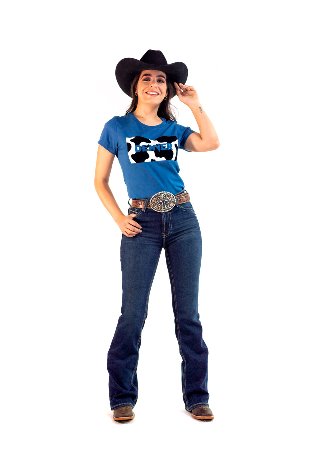Playera para dama PLUMBAGO TSD003