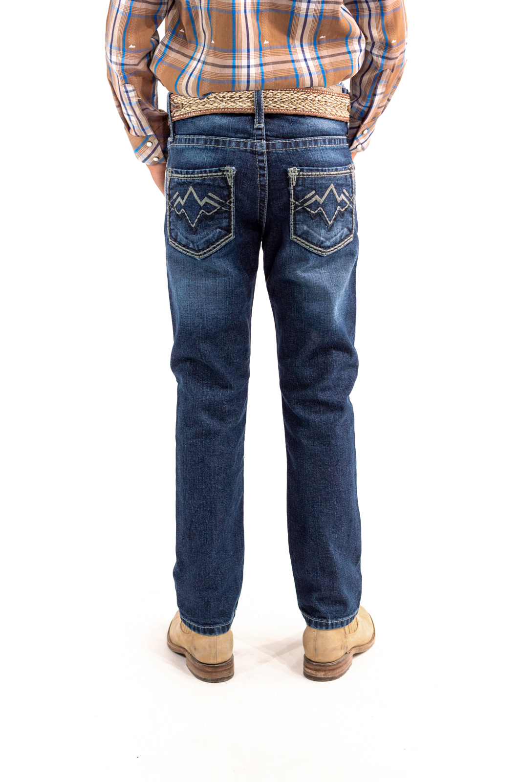 JEAN KIDS STRAIGHT RÍGIDO AZUL OSCURO/ DARK STONE JKD004
