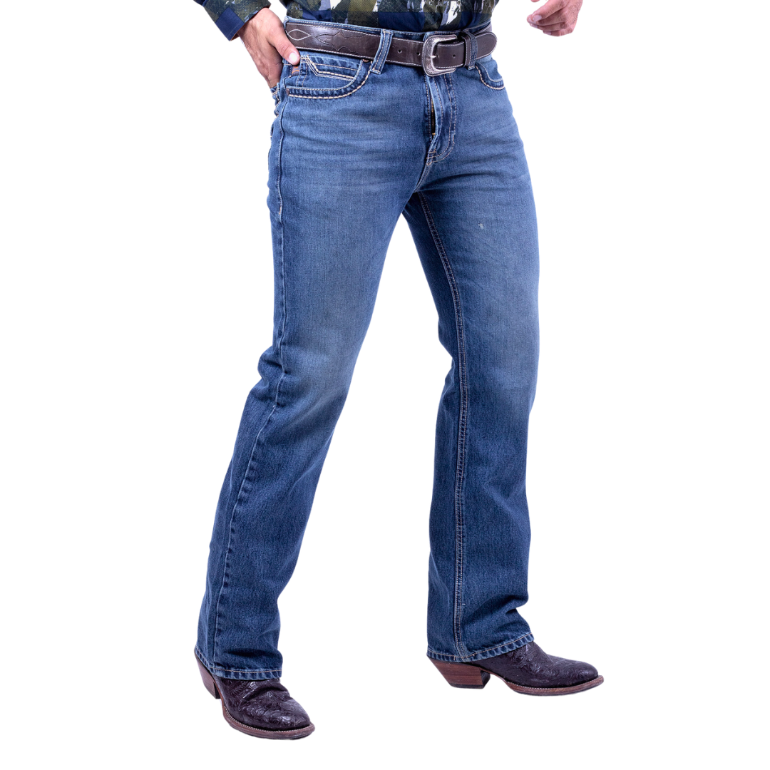Pantalón Vaquero Caballero Azul Medio Claro JH002 – Icy Denver