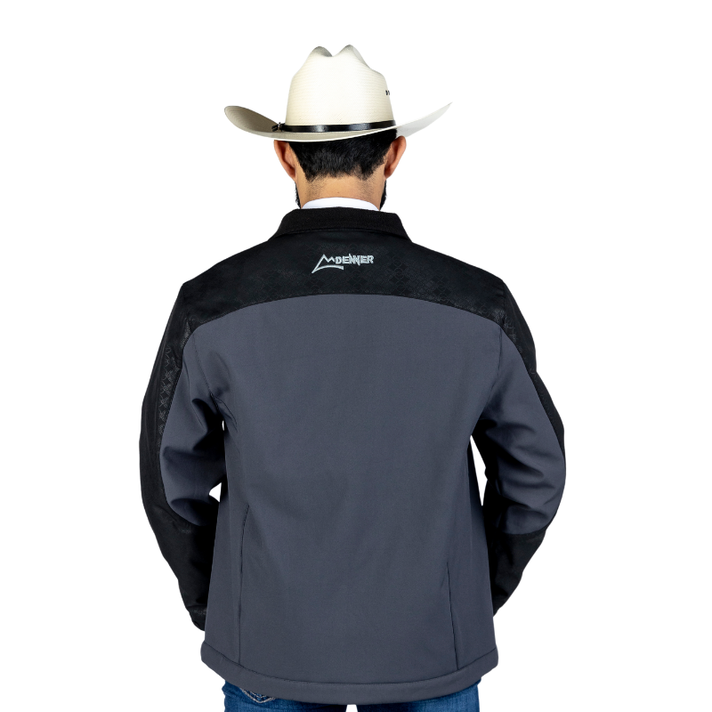 Chamarra Spandex  Forjado Gloss Black-Dark