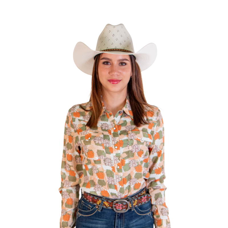 Camisa Mujer Icy Denver Estampado Cactus A-cm132