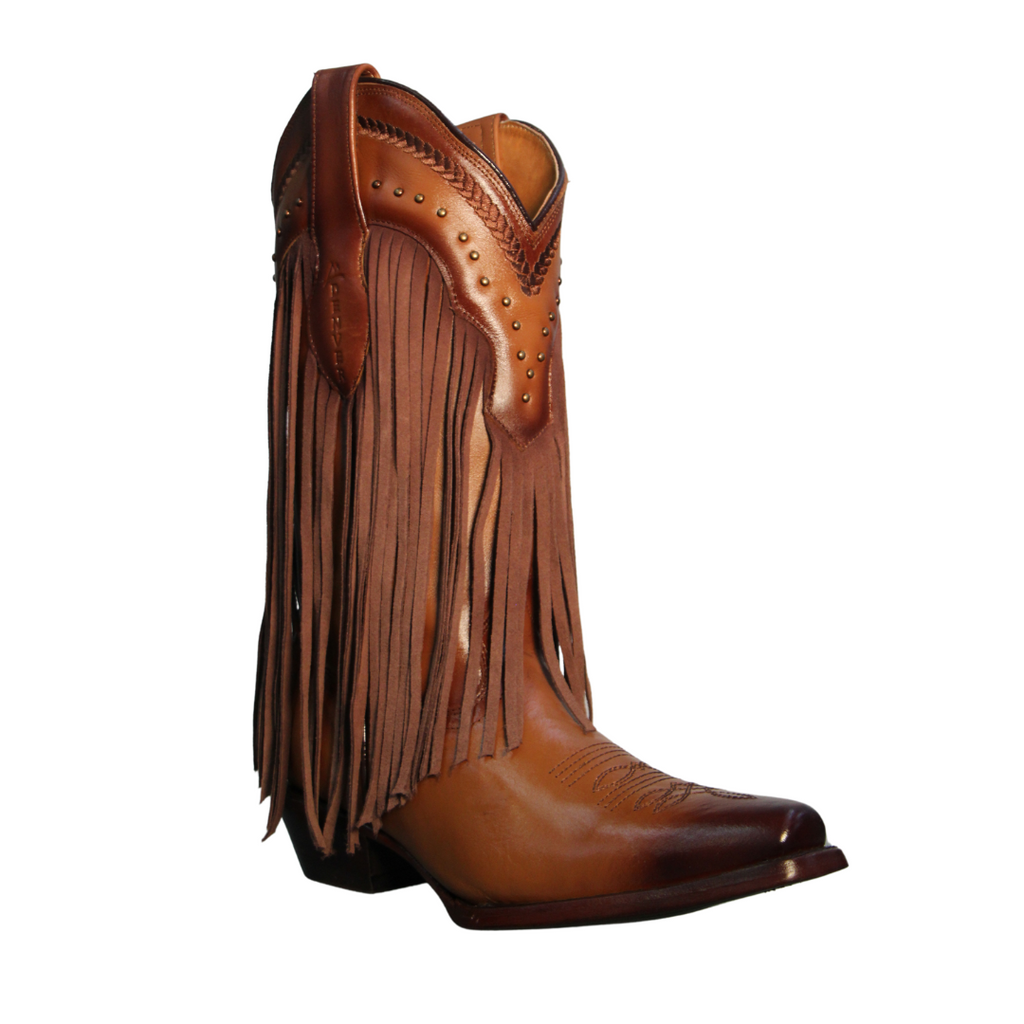 Botas Vaqueras Nevada Res Miel Dama WBD0006