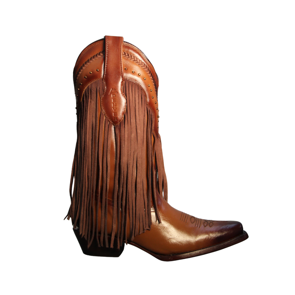 Botas Vaqueras Nevada Res Miel Dama WBD0006