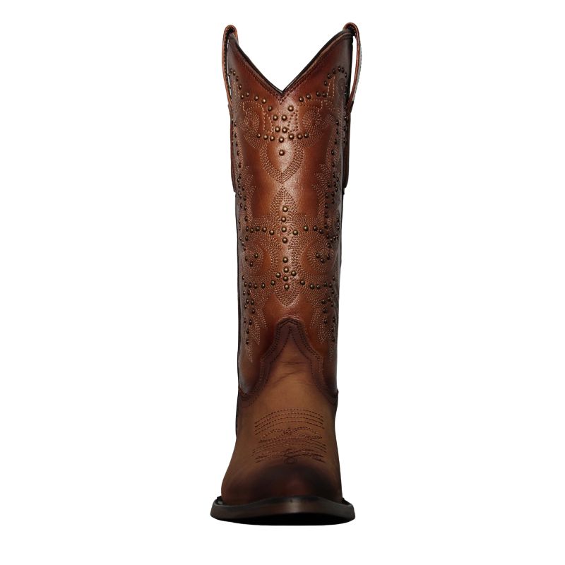 Bota Vaquera Dama Crazy Miel