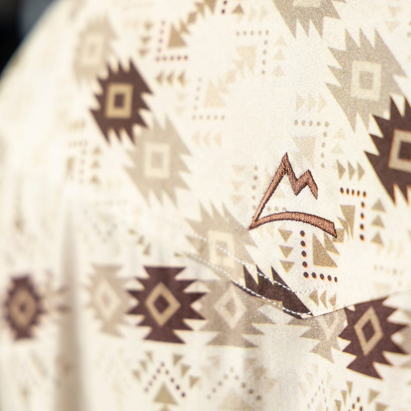 Camisa Vaquera Icy Denver Mosaico Azteca Tribal