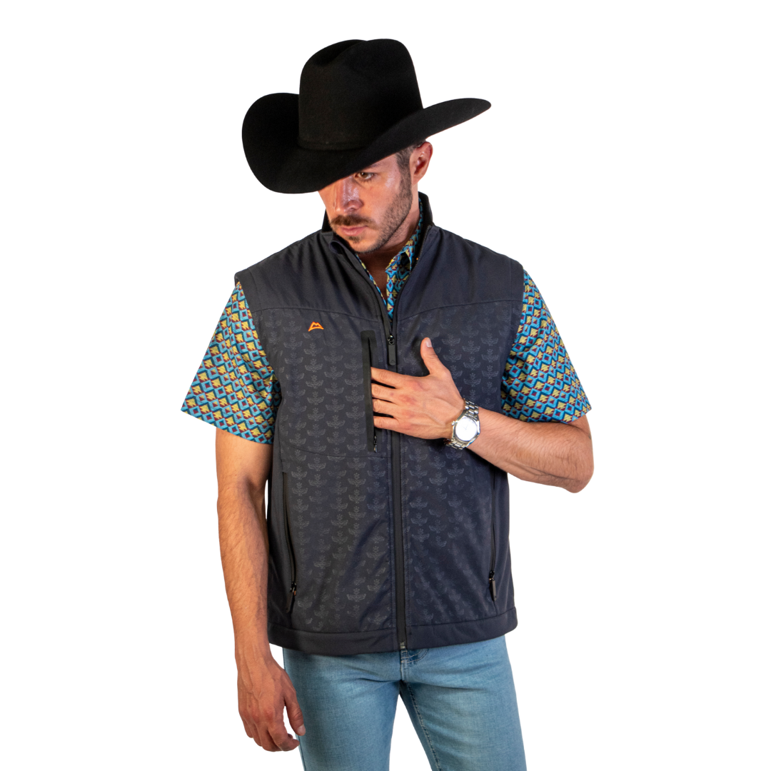Chaleco Vaquero Águila Gloss Gray