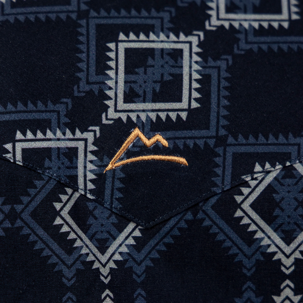 Camisa Kids Estampado Mosaico Rombos