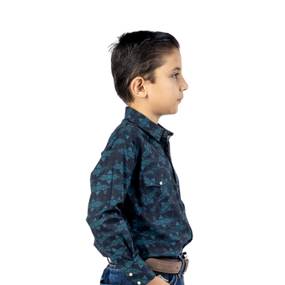 Camisa Kids Estampado Triangulo Tribal CKD045