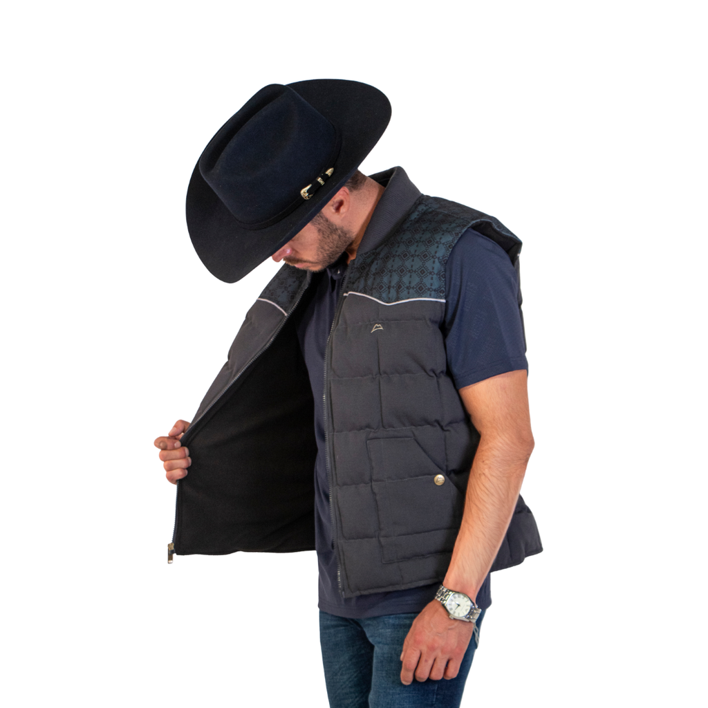 Chaleco Dots Tribal Dark Gray