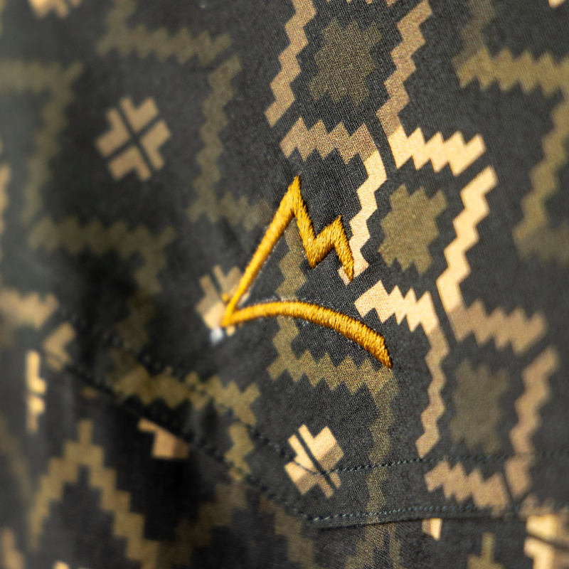 Camisa Vaquera Icy Denver Mosaico Nativo