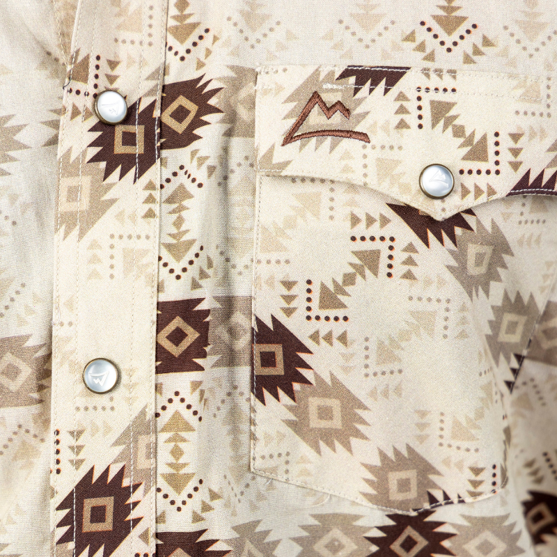 Camisa Vaquera Icy Denver Mosaico Azteca Tribal