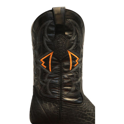 Bota Vaquera Caballero Icy Denver Marlboro Cuello de Toro Negro BD0036-MB