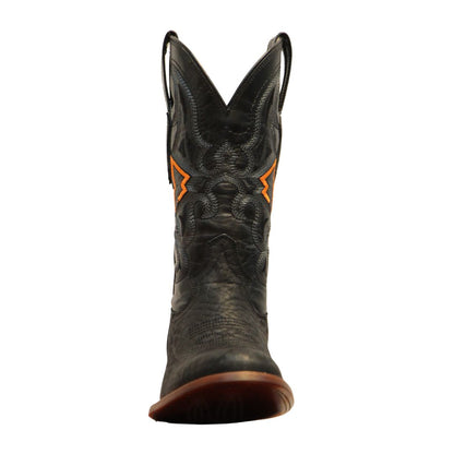 Bota Vaquera Caballero Icy Denver Marlboro Cuello de Toro Negro BD0036-MB