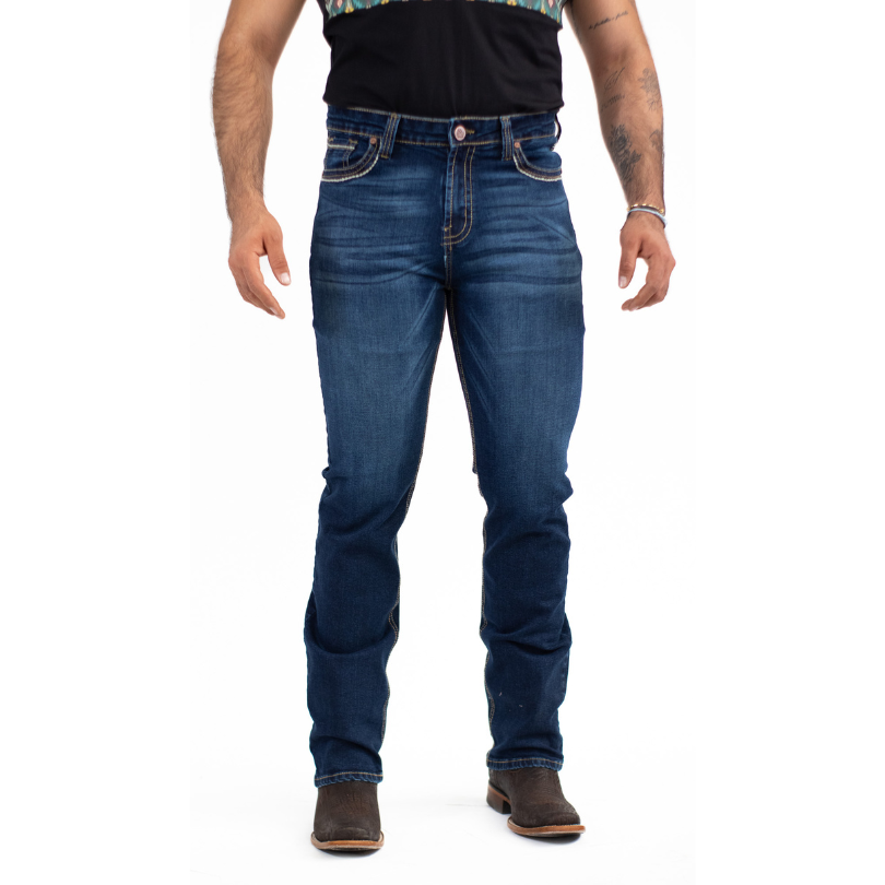 Pantalón Vaquero Caballero Azul Oscuro Toro