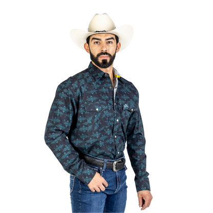 Camisa Vaquera Icy Denver Triángulos Trival A-CHH193