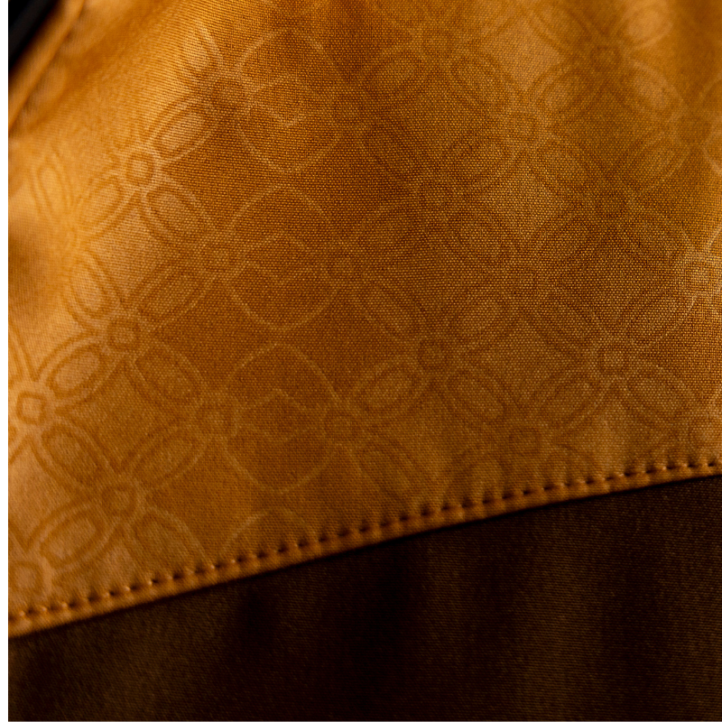 Chamarra Spandex Forjado Gloss Yellow-Brown
