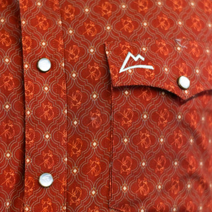 Camisa Vaquera Hombre Icy Denver Chedrón Naranja A-CHH186