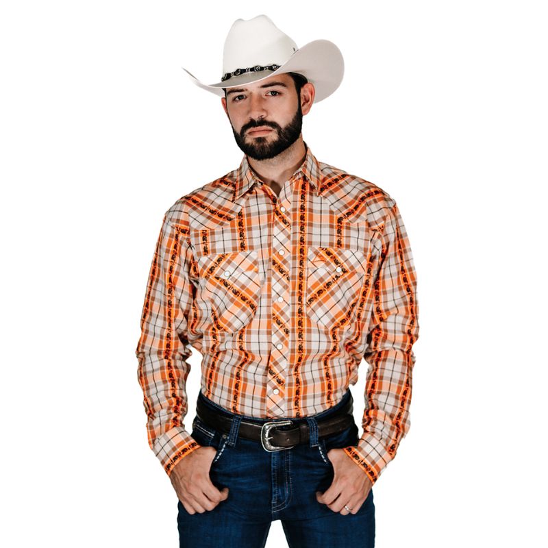 Camisa Vaquera Icy Denver Caballero Cuadros A-CHH190
