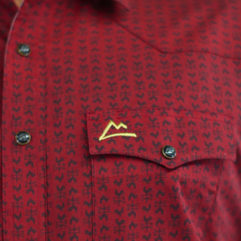 Camisa Vaquera Hombre Icy Denver Estampado Gallo A-CHH177