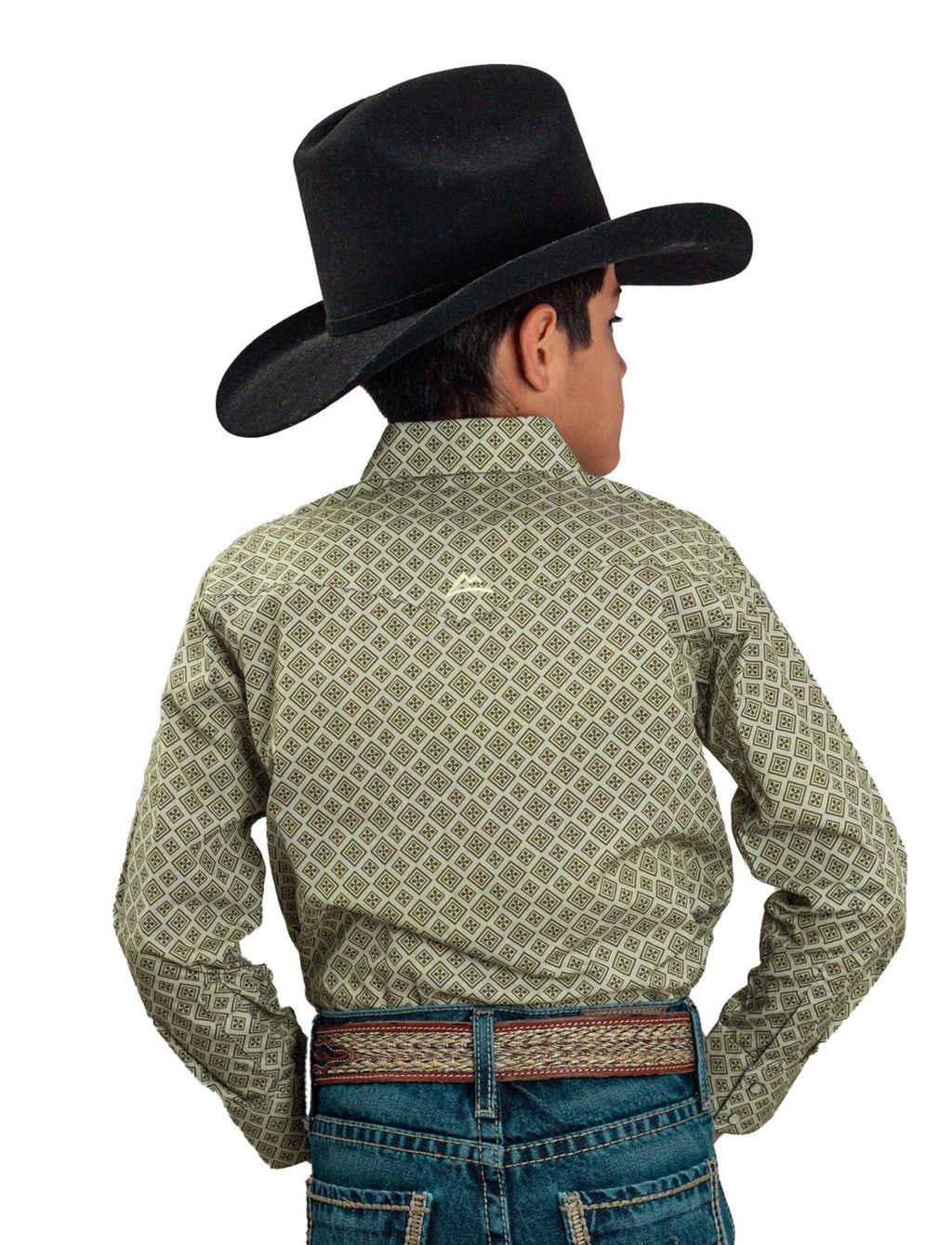 Camisa kids Rombos Verde CKD017