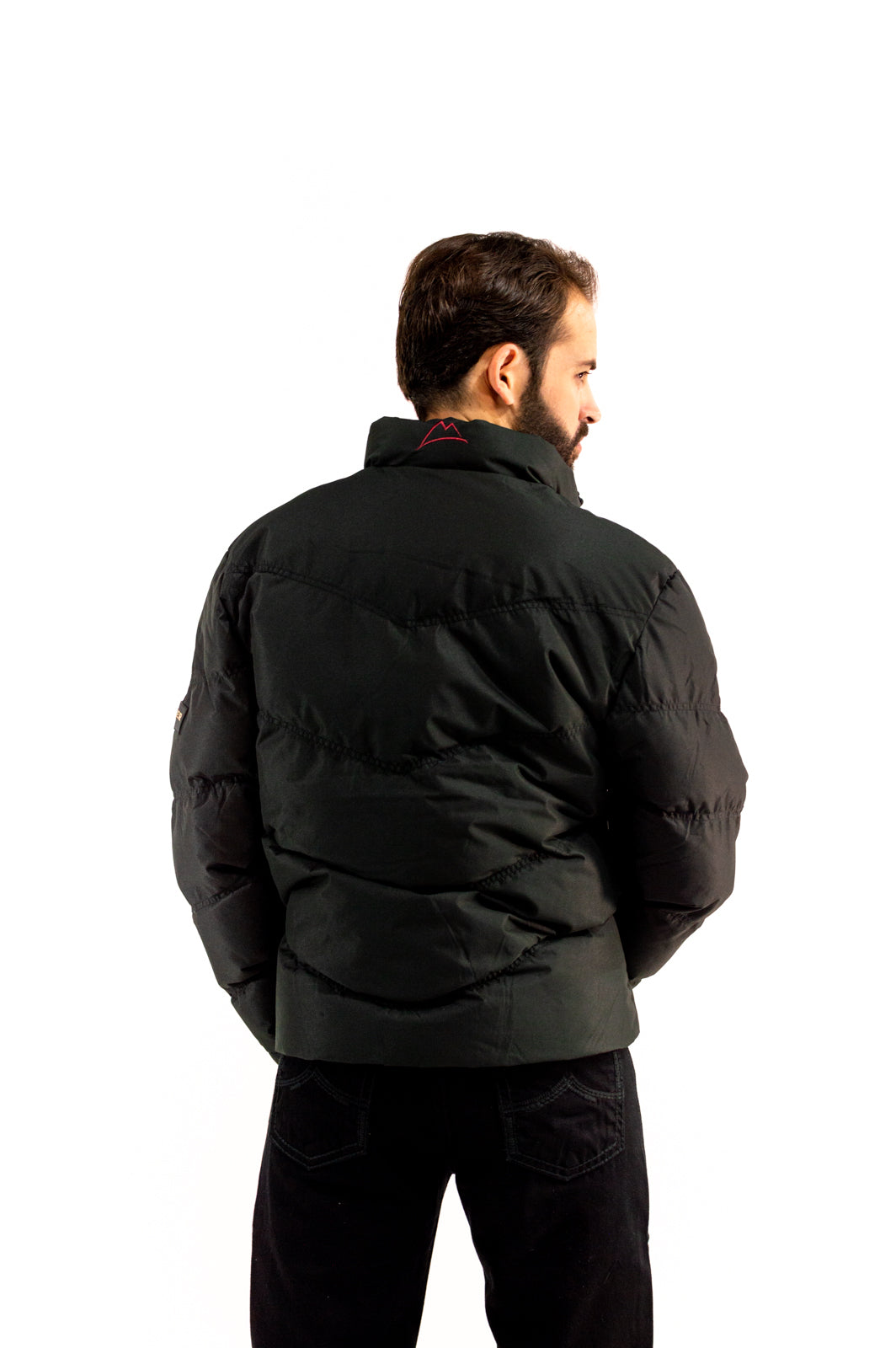 Chamarra Caballero Doble Vista Black/Wine