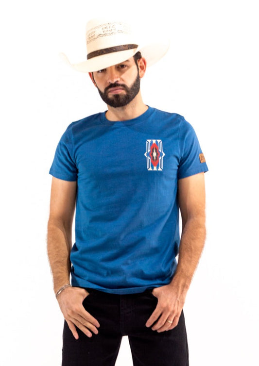 Men's T-shirt Blue Plumbago TSC004