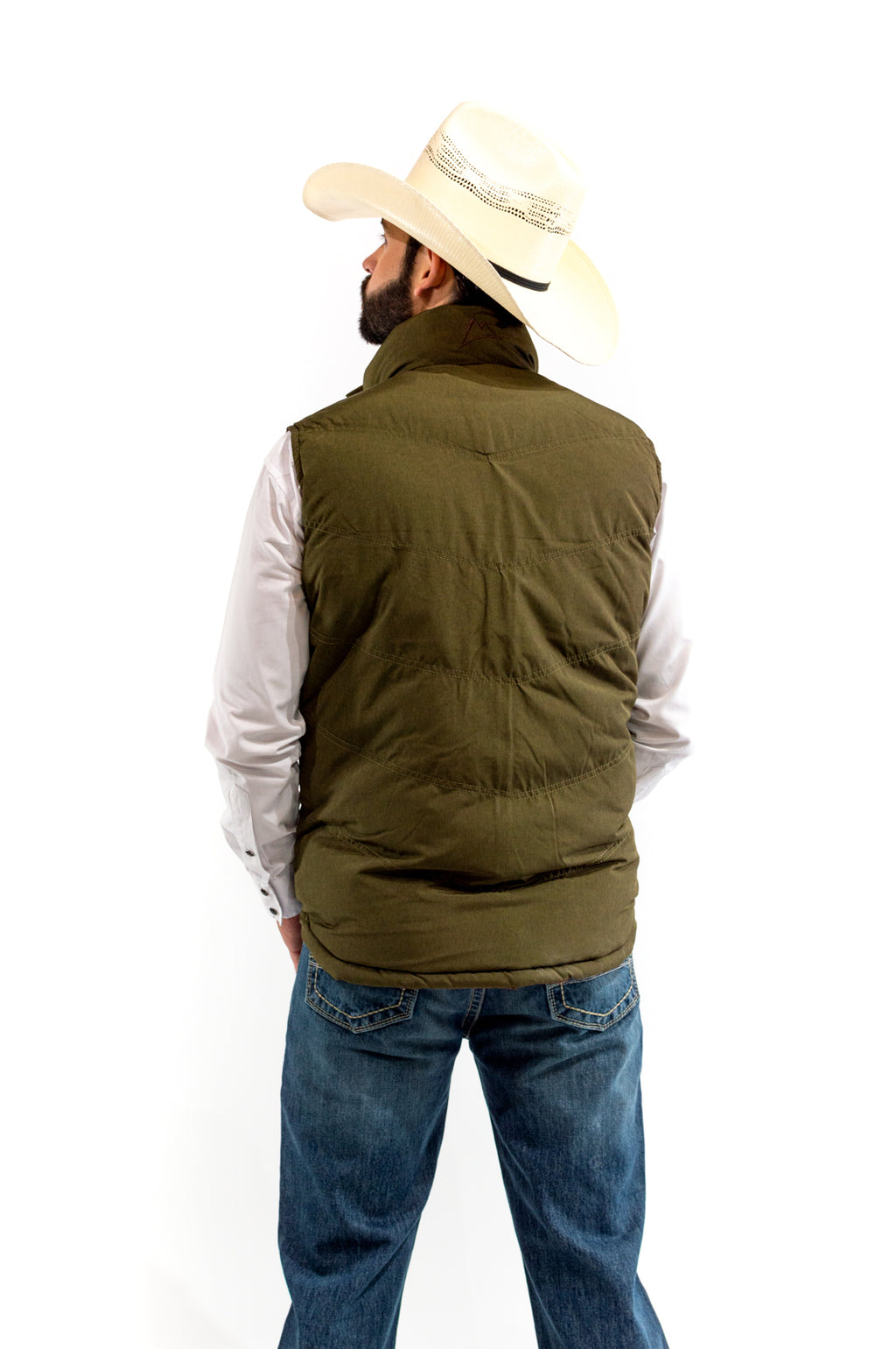 Chaleco Caballero Doble Vista Red Coffee/Dark Olive VE120517-ME3-8