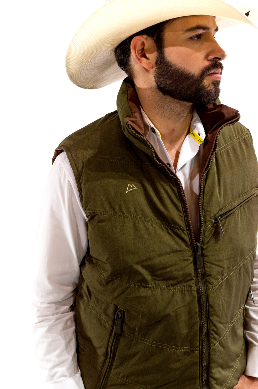 Chaleco Caballero Doble Vista Red Coffee/Dark Olive VE120517-ME3-8