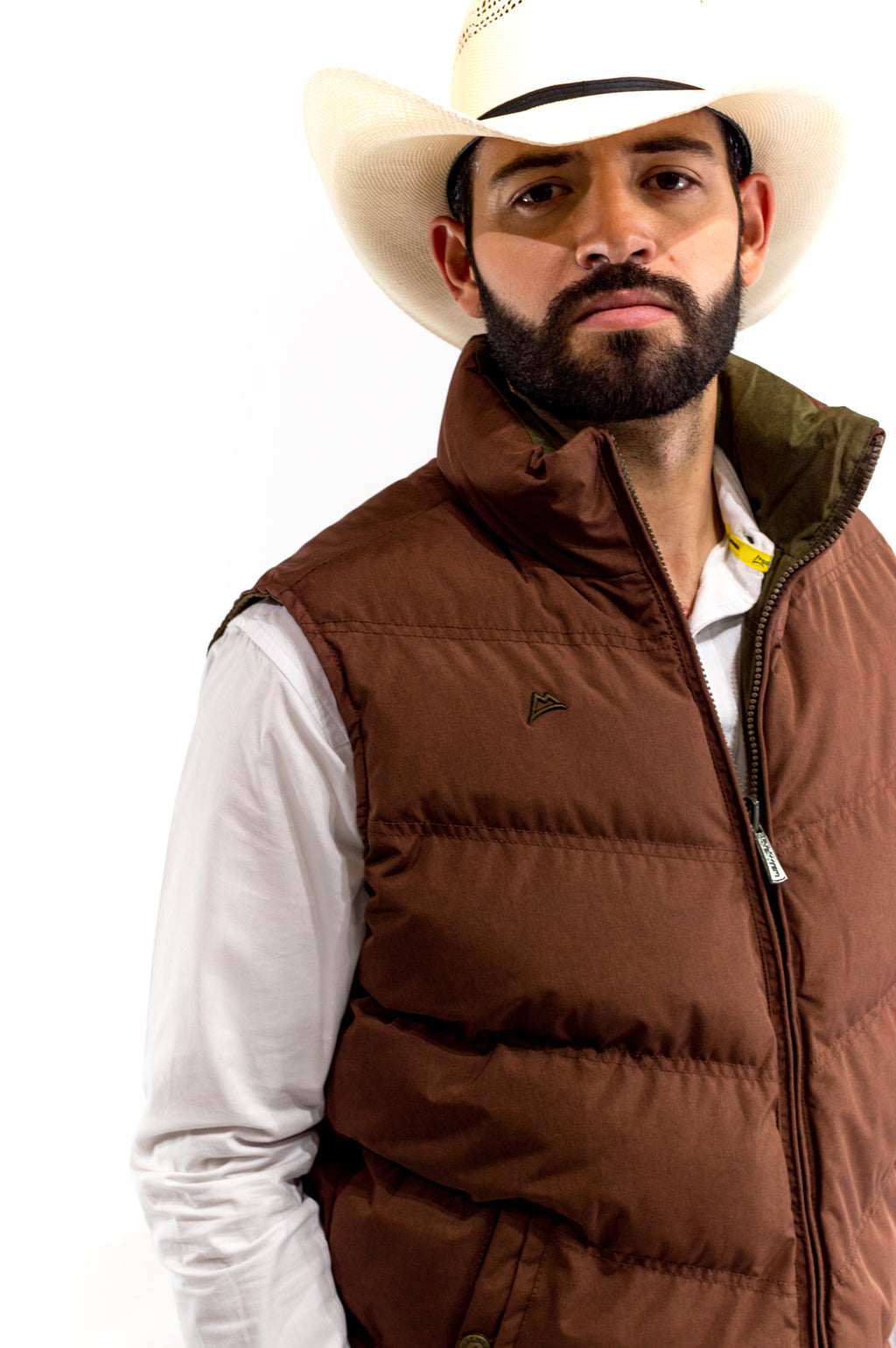 Chaleco Caballero Doble Vista Red Coffee/Dark Olive VE120517-ME3-8