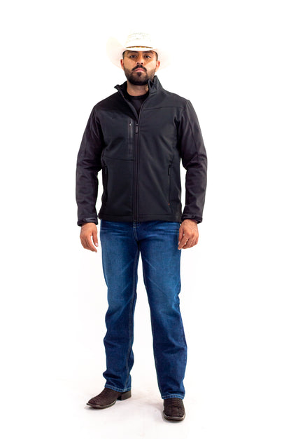 Men's Water Resistant Jacket Black/Black JK1995-SP1-1