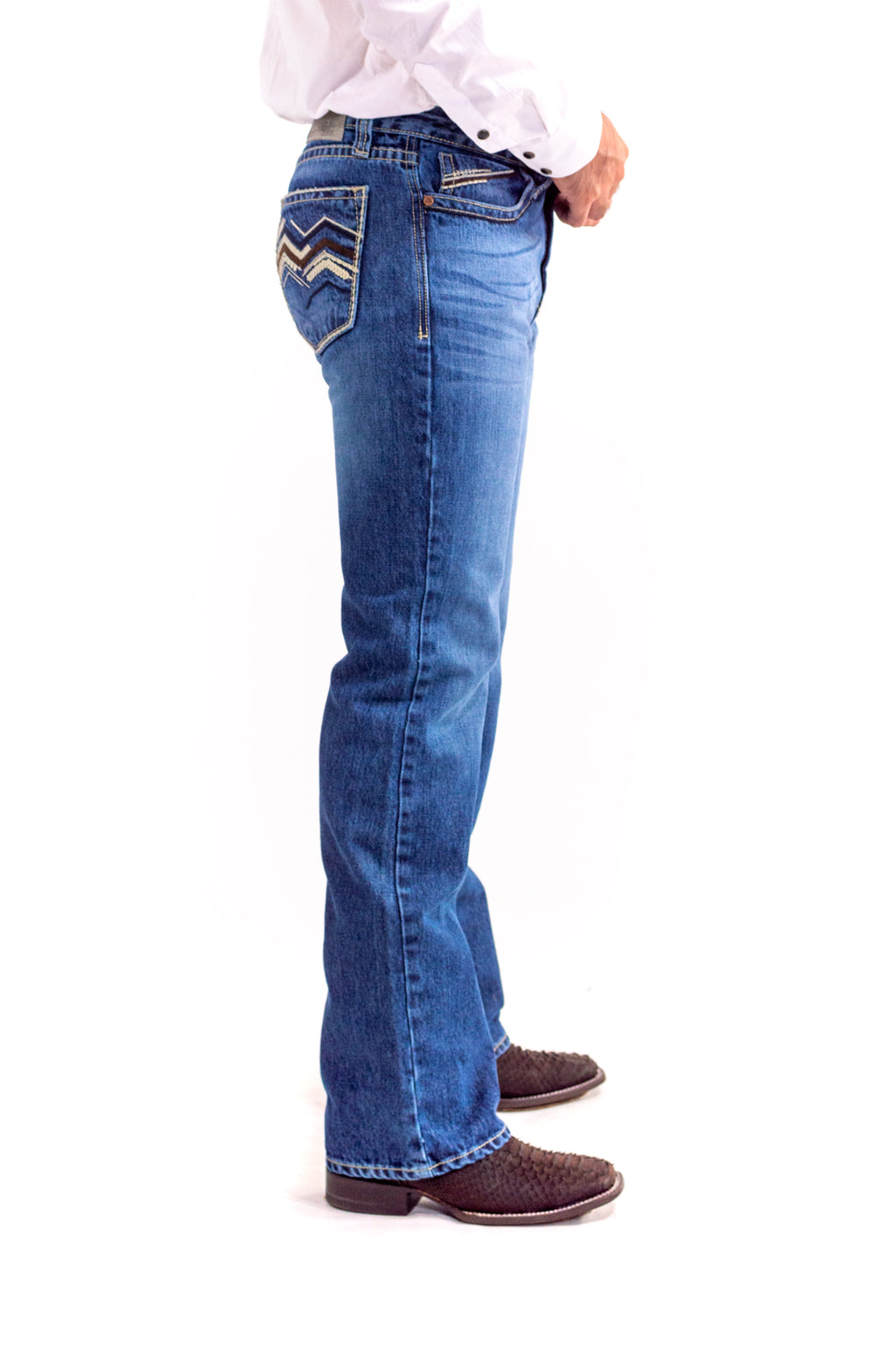 Pantalón Vaquero Caballero Spandex JH008