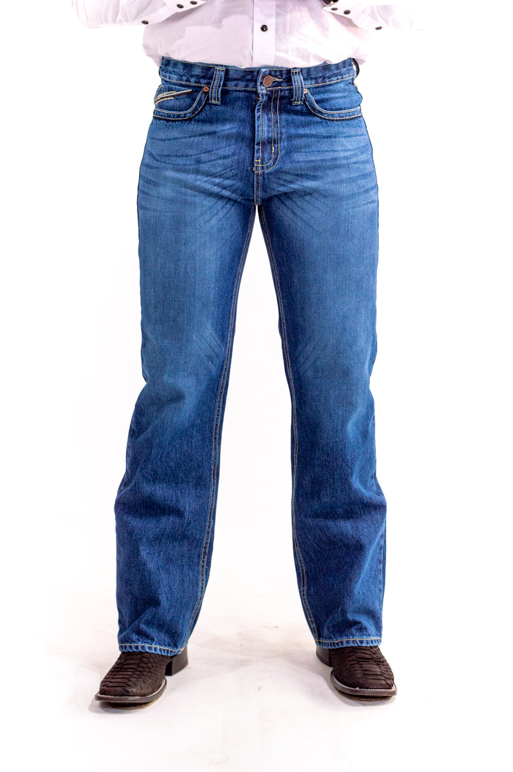 Pantalón Vaquero Caballero Spandex JH008