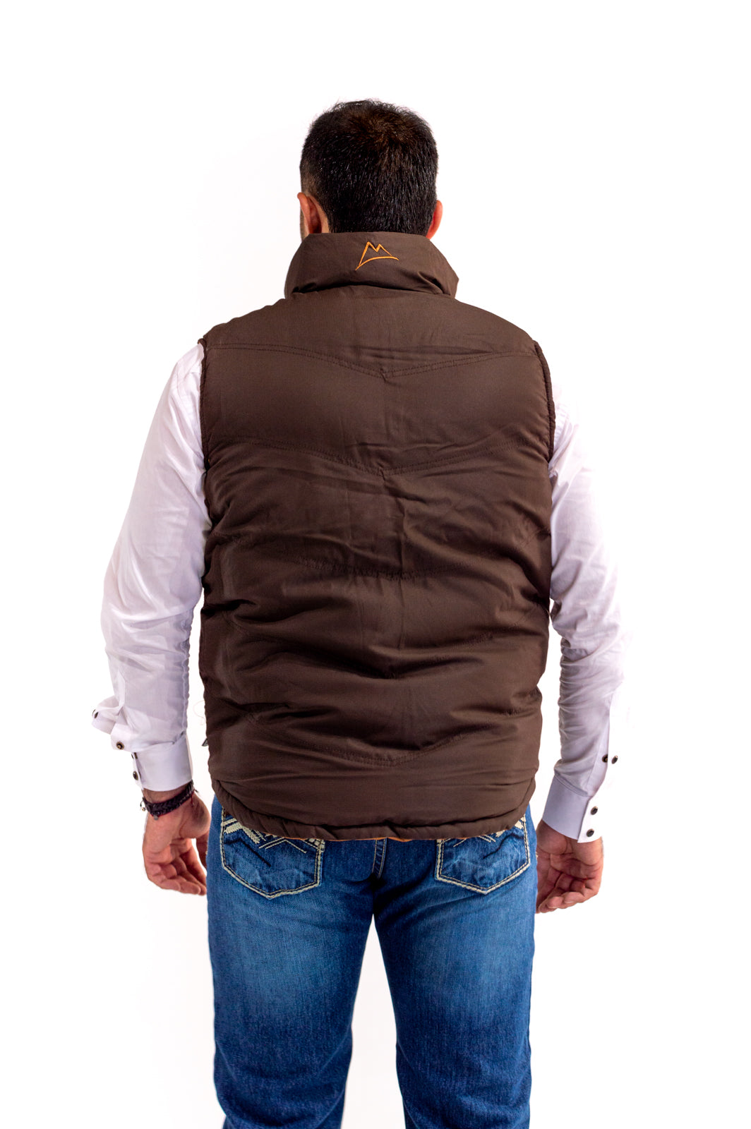 Chaleco Caballero Doble Vista Yellow/Brown