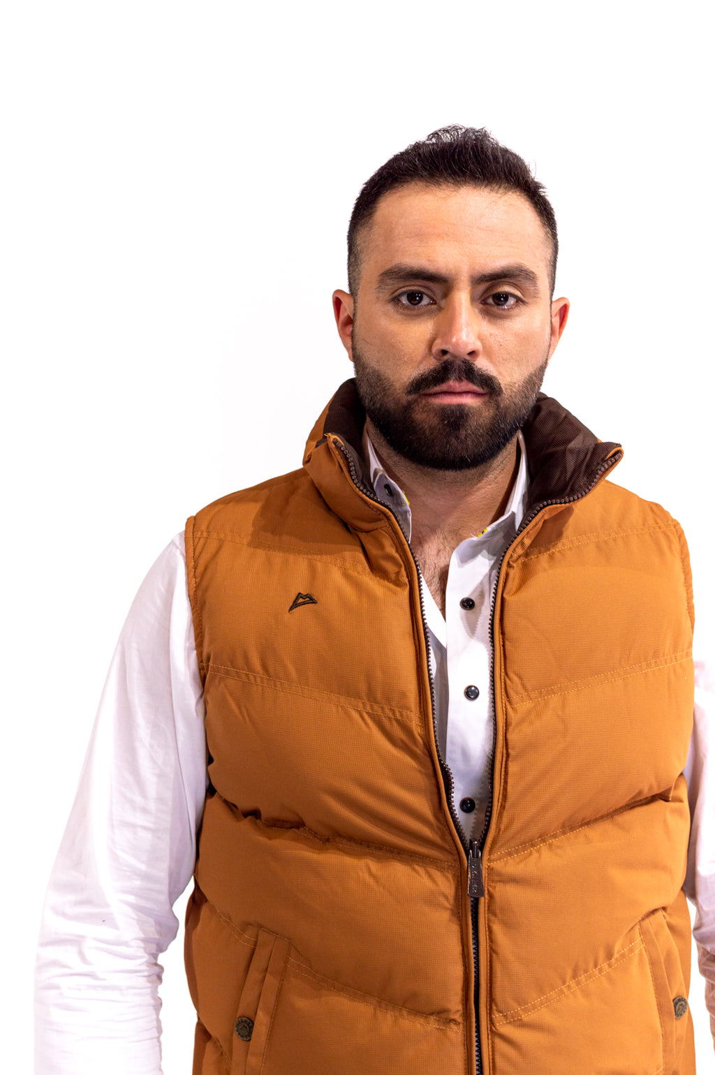 Chaleco Caballero Doble Vista Yellow/Brown VE120517DT9-10