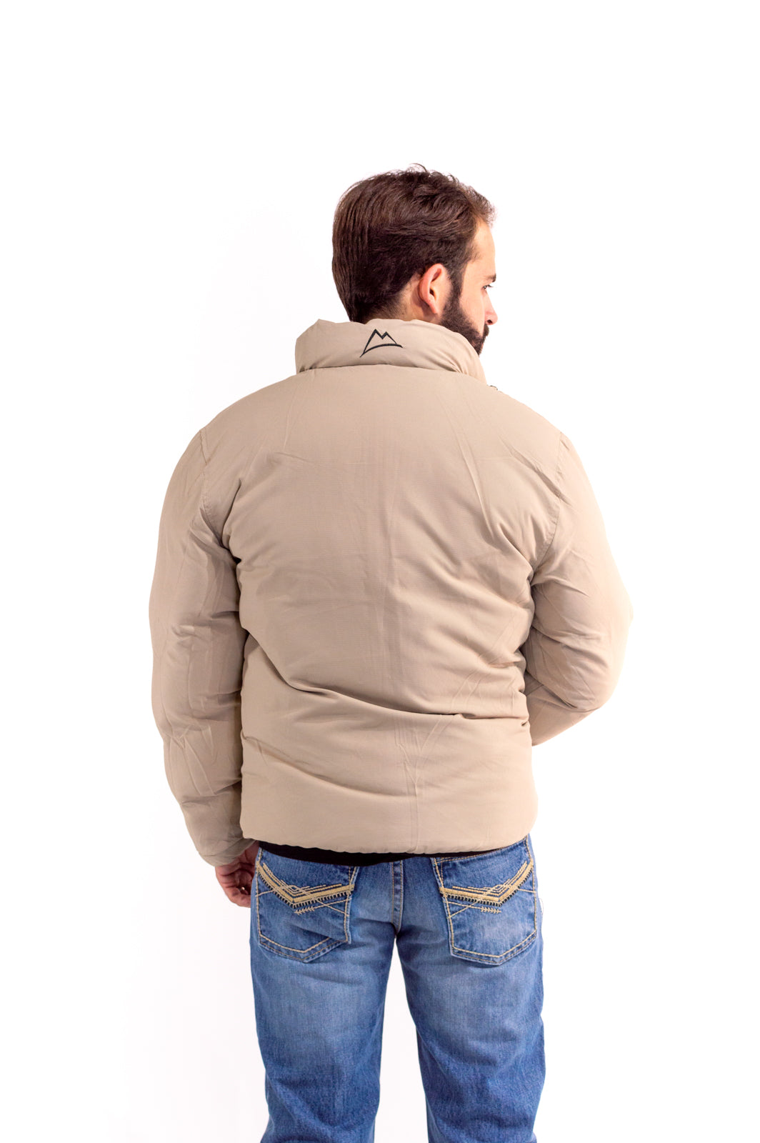 Chamarra Caballero Doble Vista Black/Kakhi